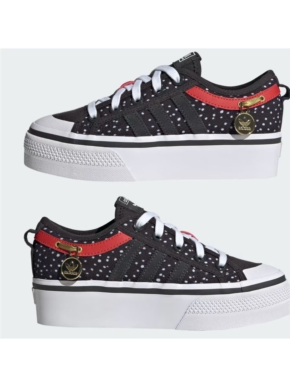 Adidas Nizza x Disney 101 Dalmations Platform Shoes Sneakers - new